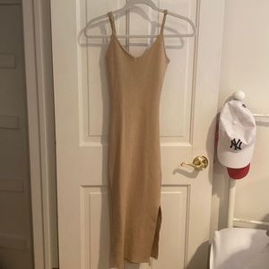 Lulus nude bodycon dress